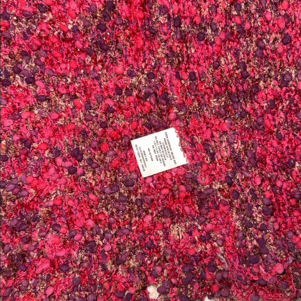 Cozy Red Ruby Rd Petite Large Sweater - Picture 7 of 7